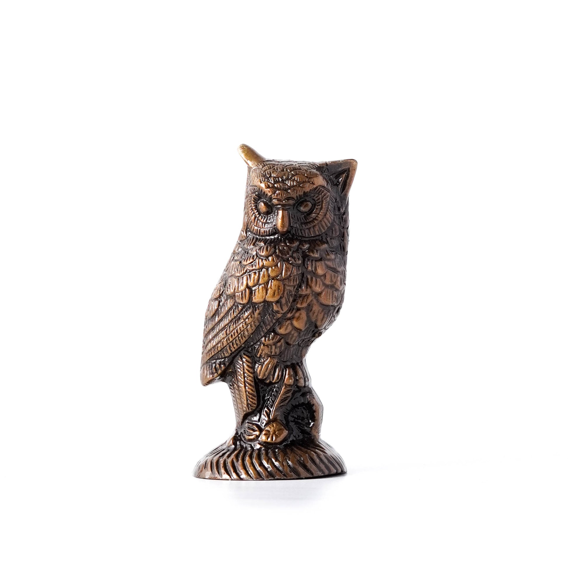 Vintage Brass Owl Showpiece - Exquisite Home Decor | VARYRA - VARYRA