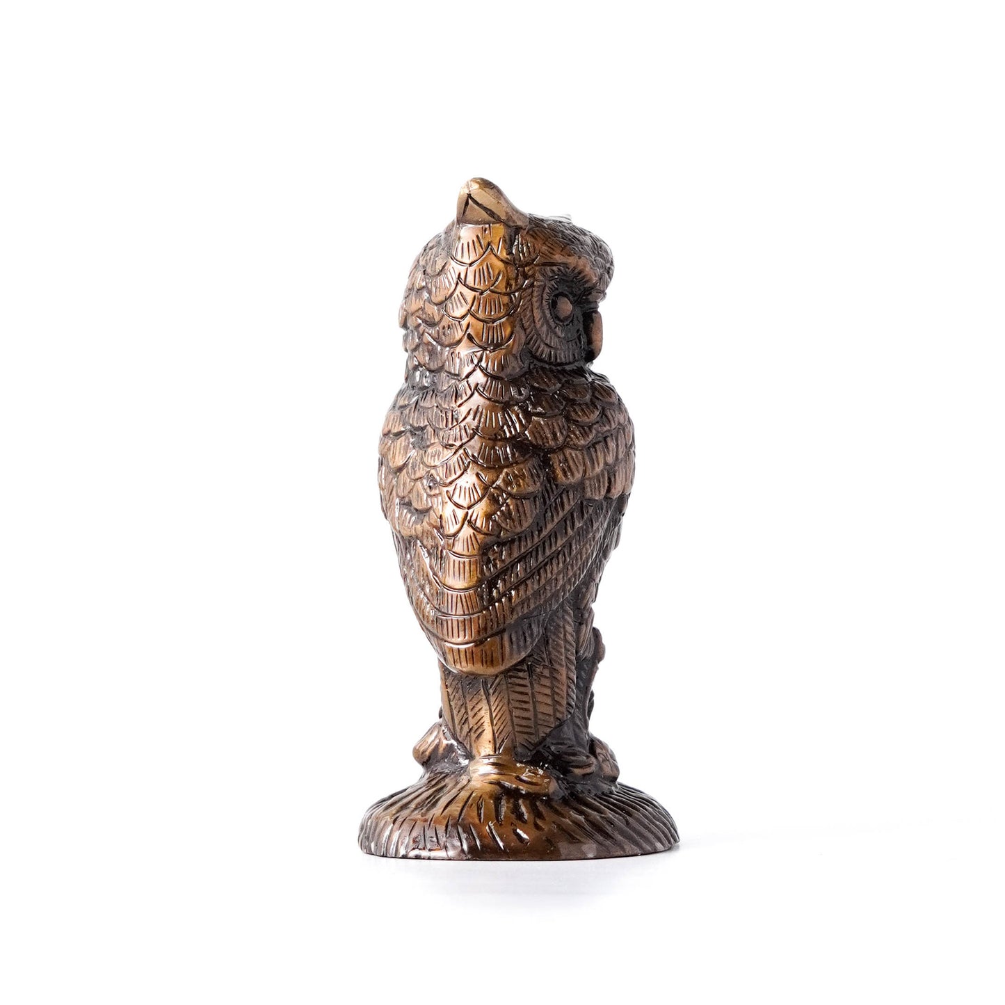 Vintage Brass Owl Showpiece - Exquisite Home Decor | VARYRA - VARYRA