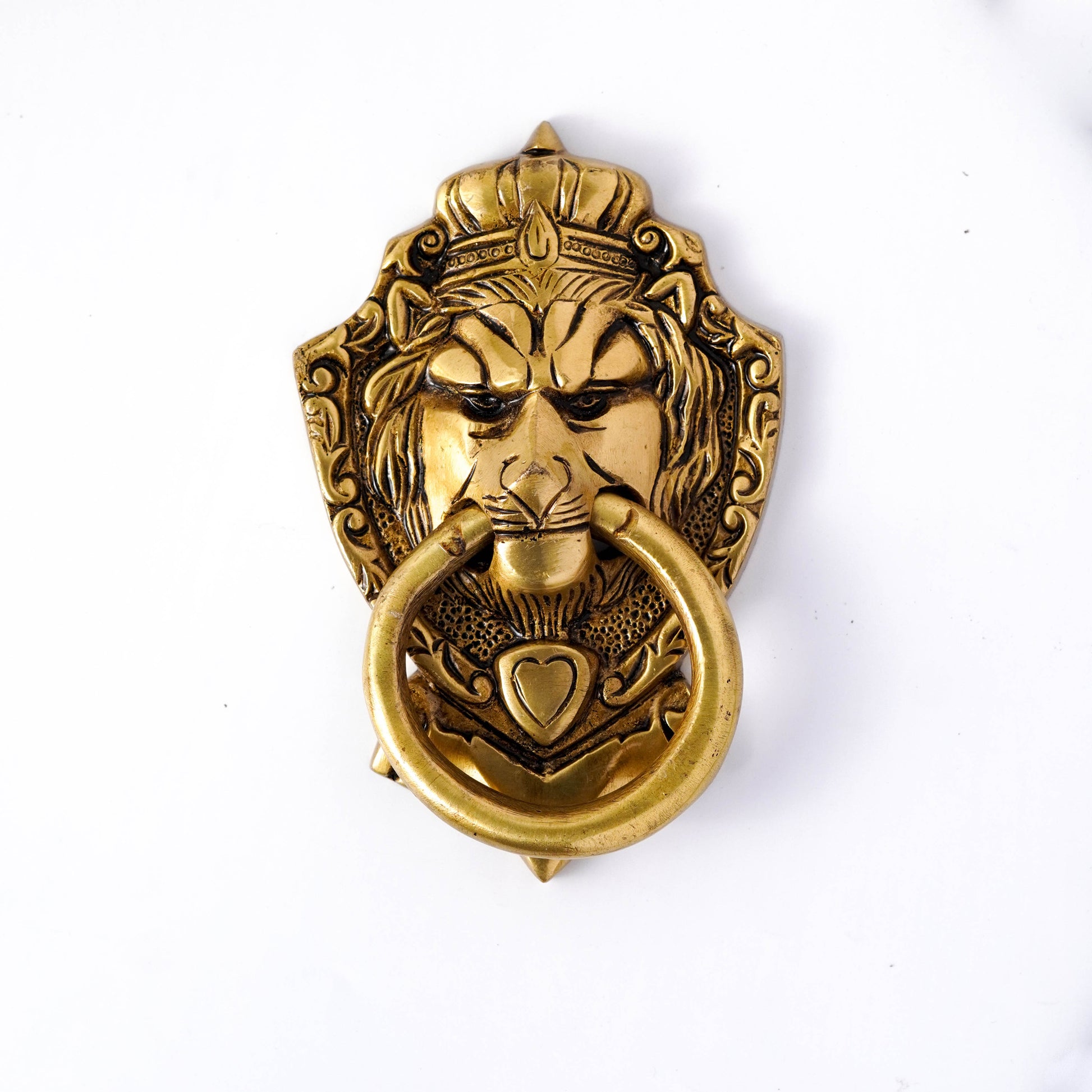 royal lion brass door knocker varyra