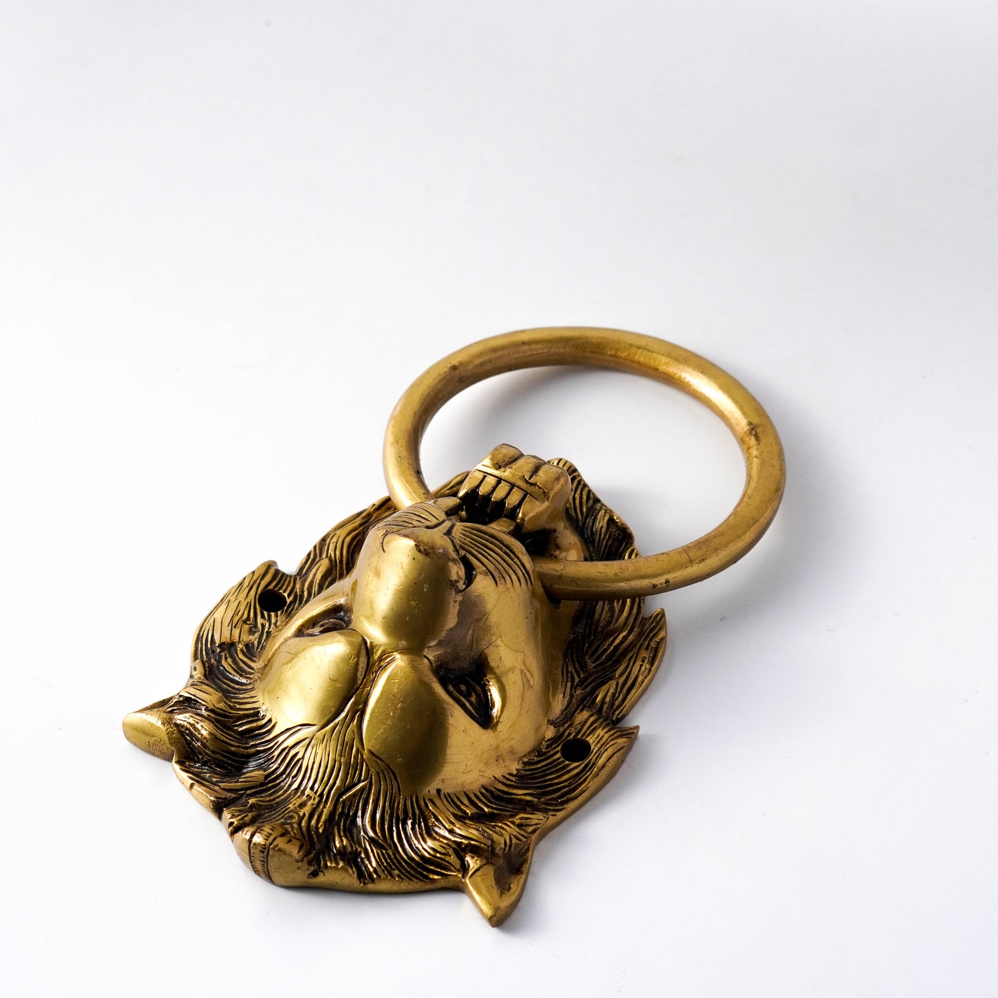 lion door knocker brass king size varyra