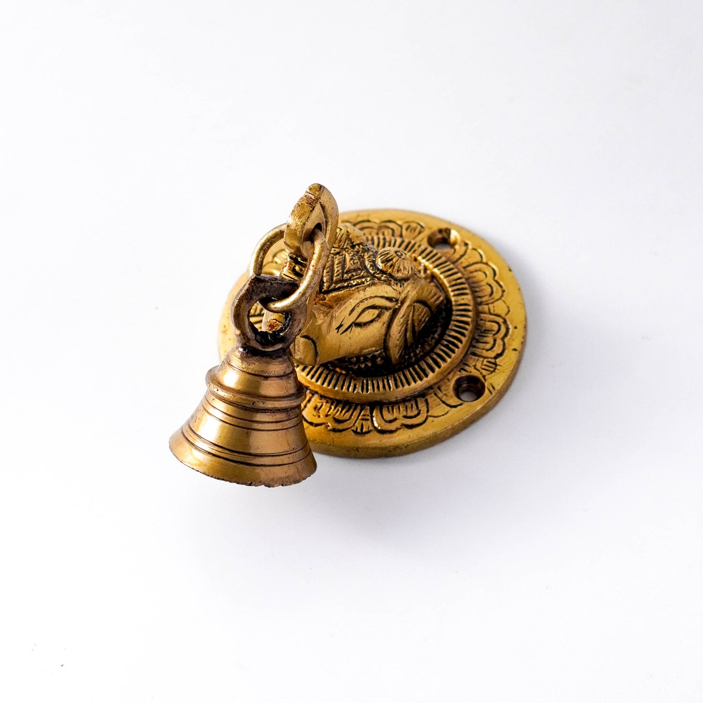 elephant with holy bell wall mount brass wall decor by varyra