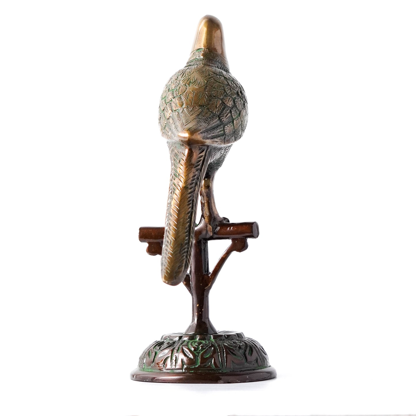 Vintage Brass Parrot Figurine - Unique Home Decor Showpiece | VARYRA - VARYRA