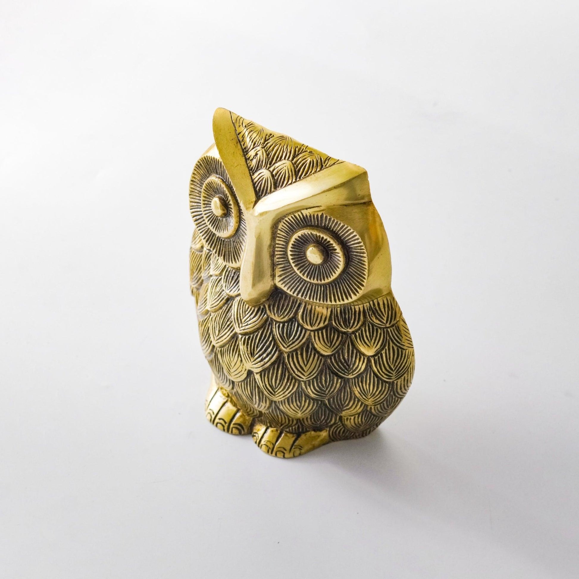 Owl Vintage Wall Hanging, Brass Wall Decor | VARYRA - VARYRA