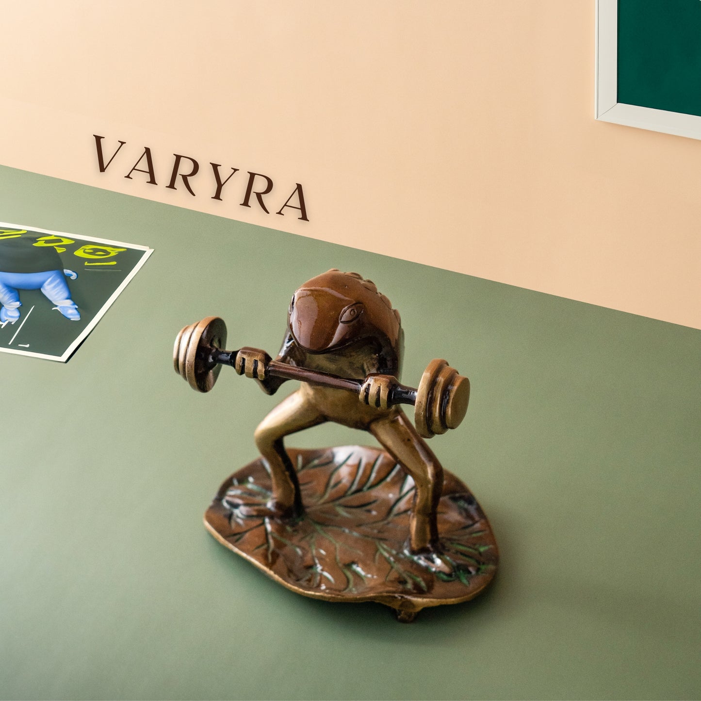 modern home decor showpiece of frog by varyra