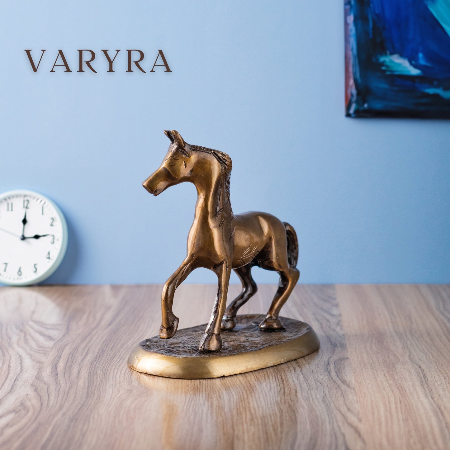 vintage brass horse showpiece by varyra