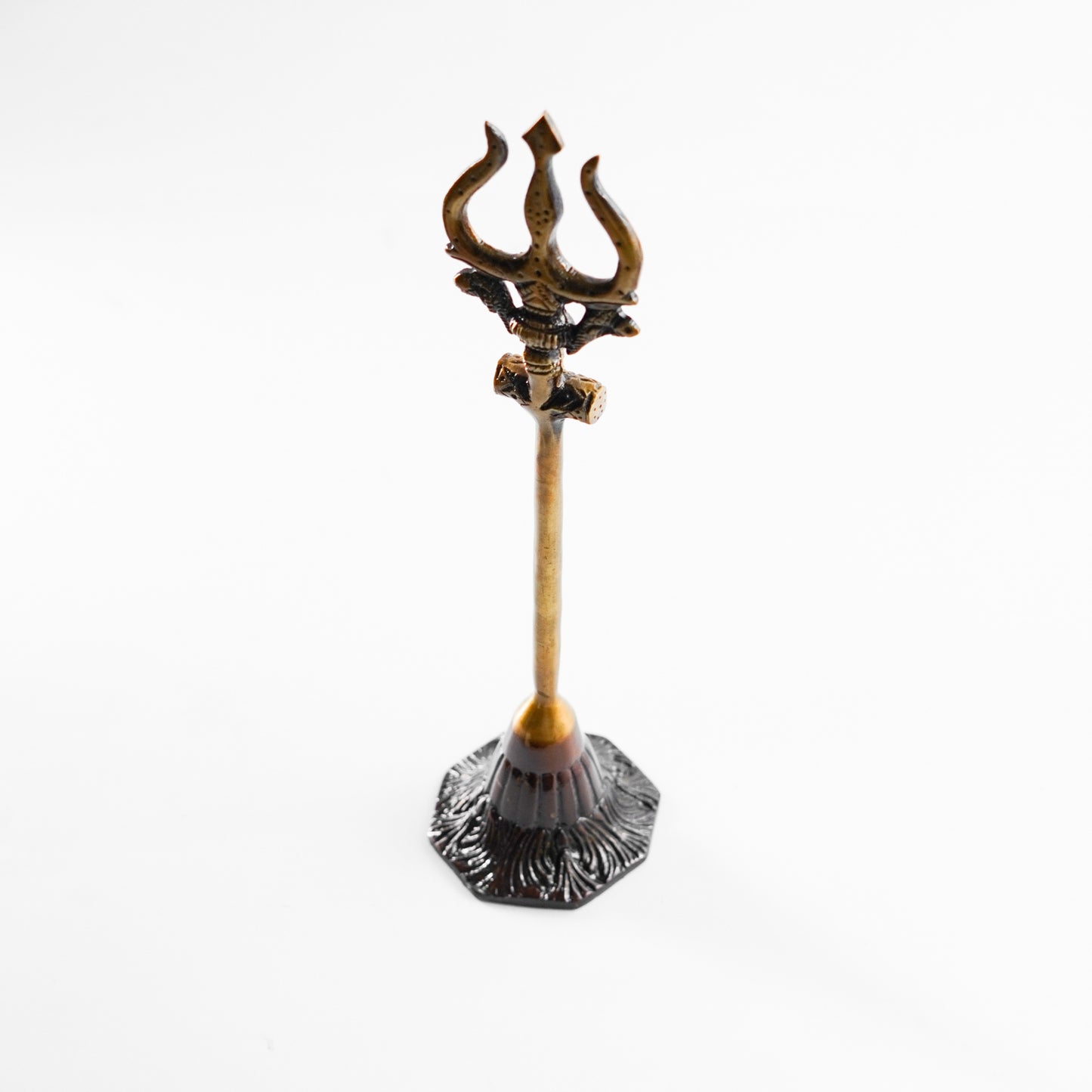 Trishul Pooja Decor, Symbol of Lord Shiva, Brass | VARYRA - VARYRA