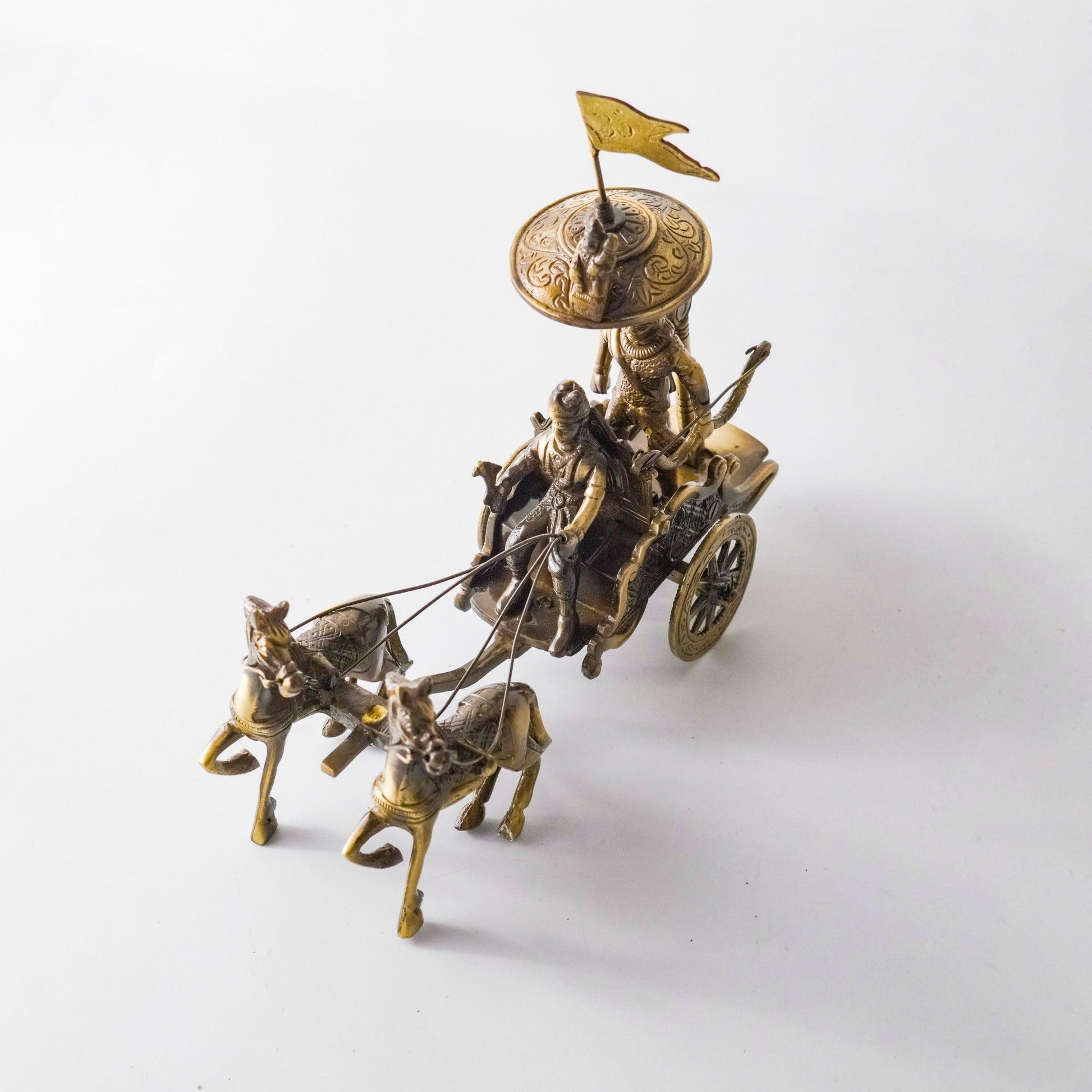 Arjuna Rath, Handmade Royal Chariot Miniature | VARYRA - VARYRA