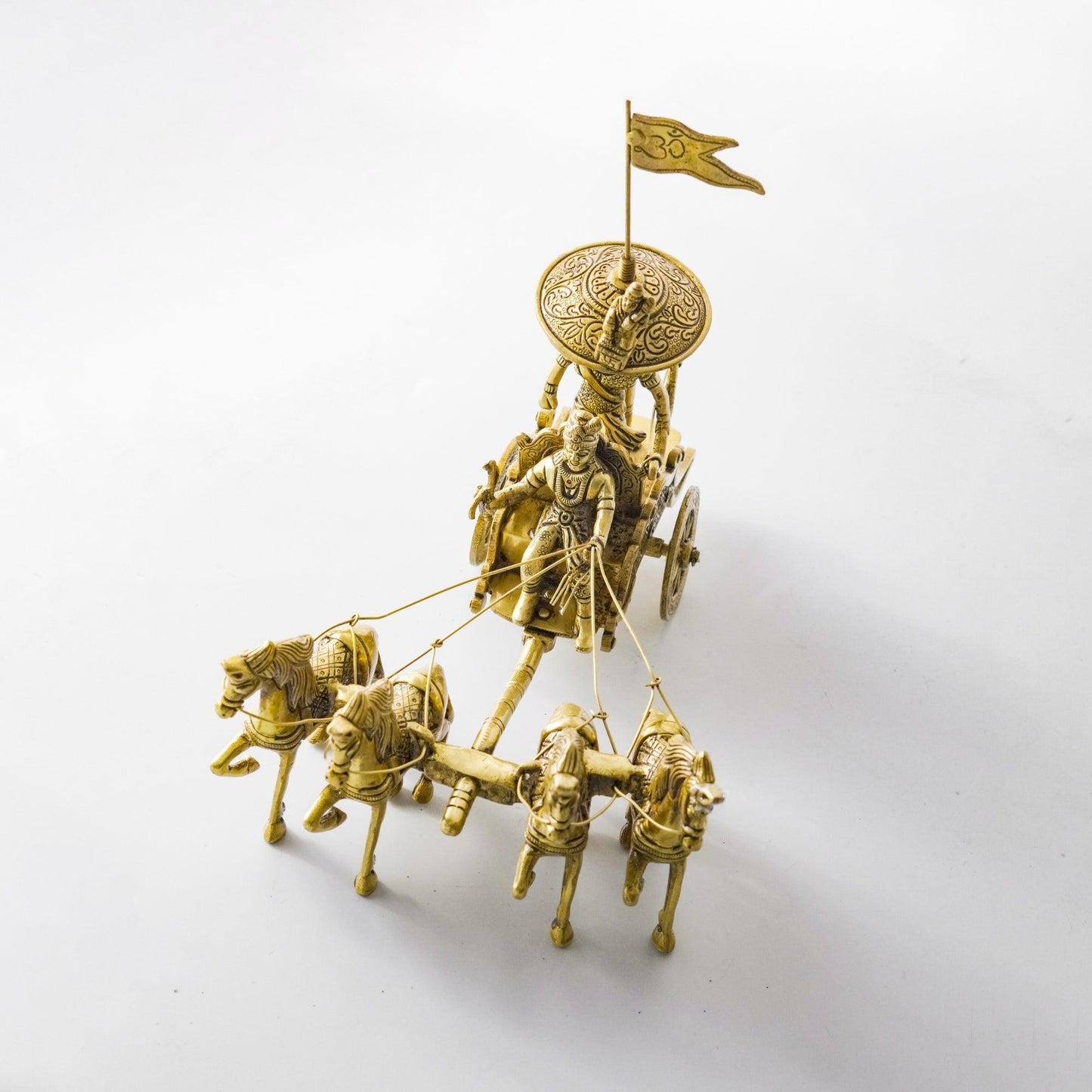 Arjuna Rath, Handmade Maha Royal Chariot Miniature | VARYRA - VARYRA