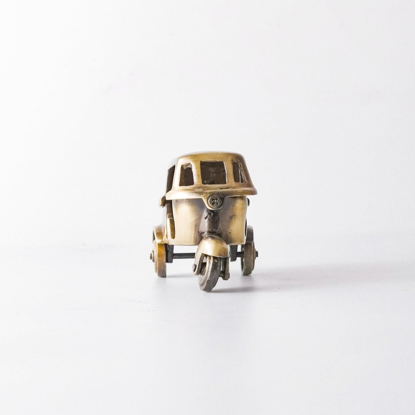 Auto Rickshaw Curio Miniature Showpiece, Brass | VARYRA - VARYRA