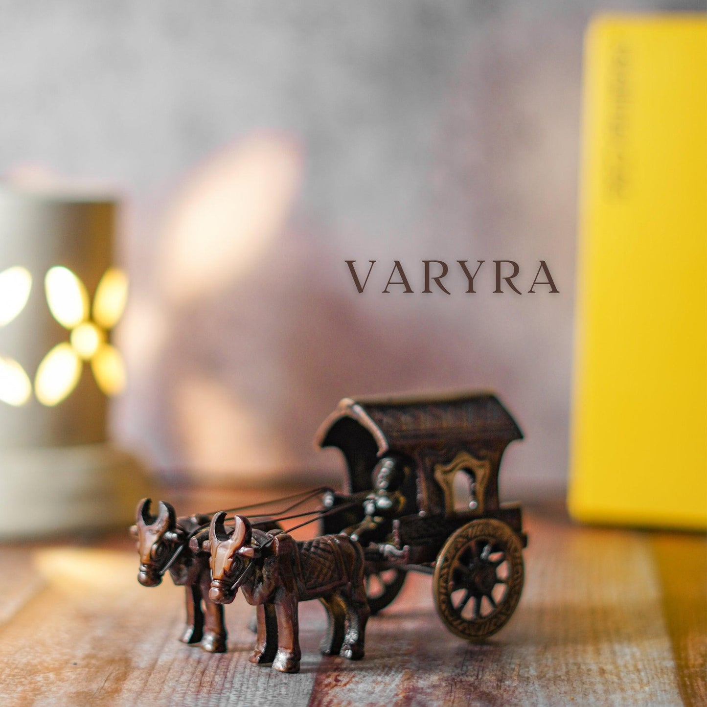 Bullock Cart Brass Showpiece, European Carriage, S | VARYRA - VARYRA