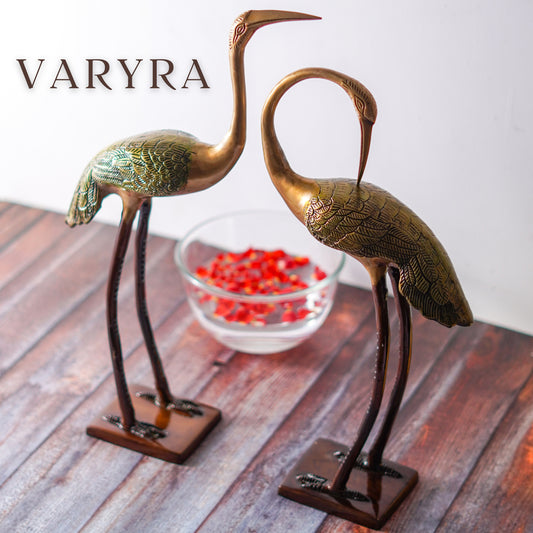 Herons Couple Showpiece, Animal Figurine Set | VARYRA - VARYRA