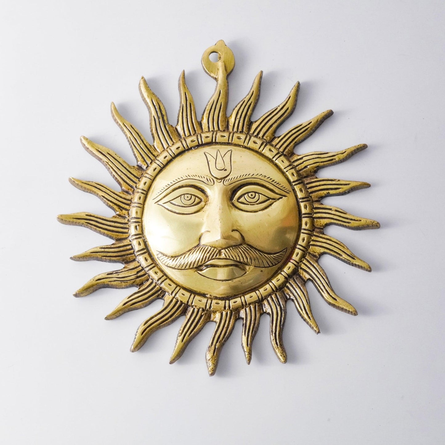 Sun Prakhar Wall Hanging, Brass Home Decor | VARYRA - VARYRA