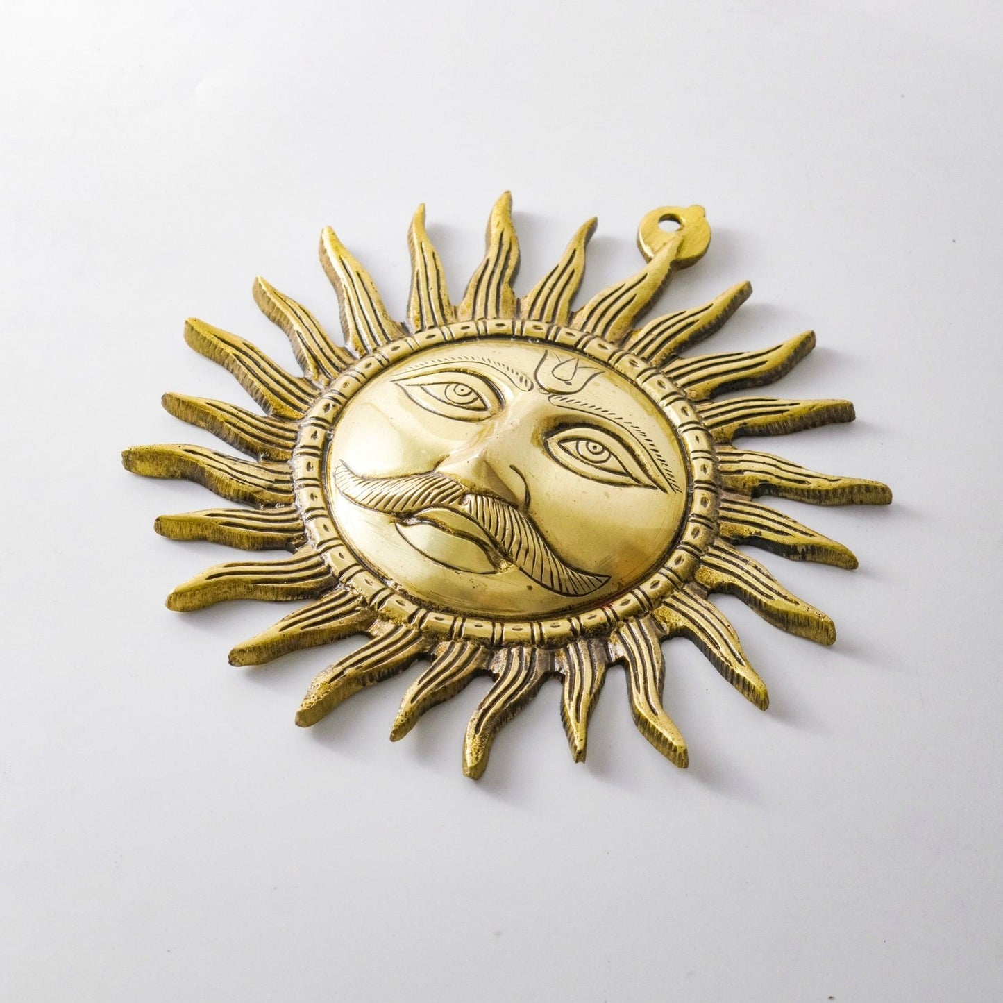 Sun Prakhar Wall Hanging, Brass Home Decor | VARYRA - VARYRA