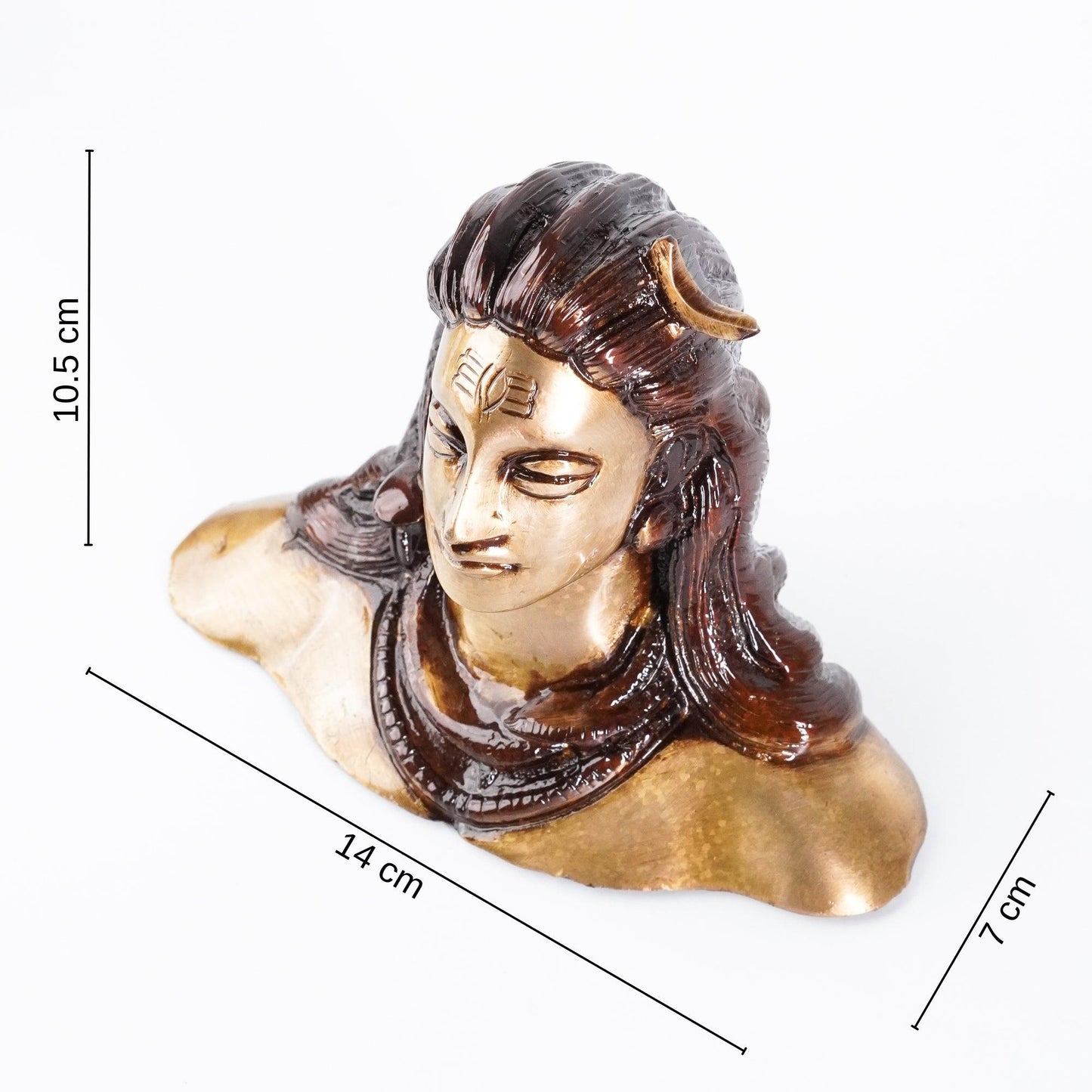 varyra shiva adiyogi statue dimensions of product