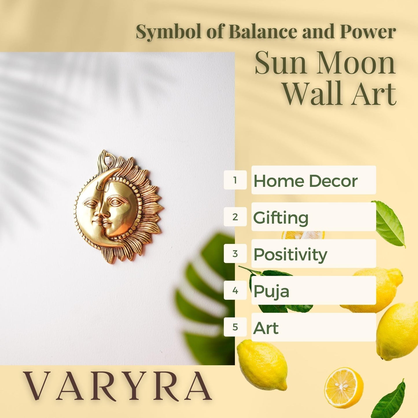 varyra sun moon fusion wall hanging main features