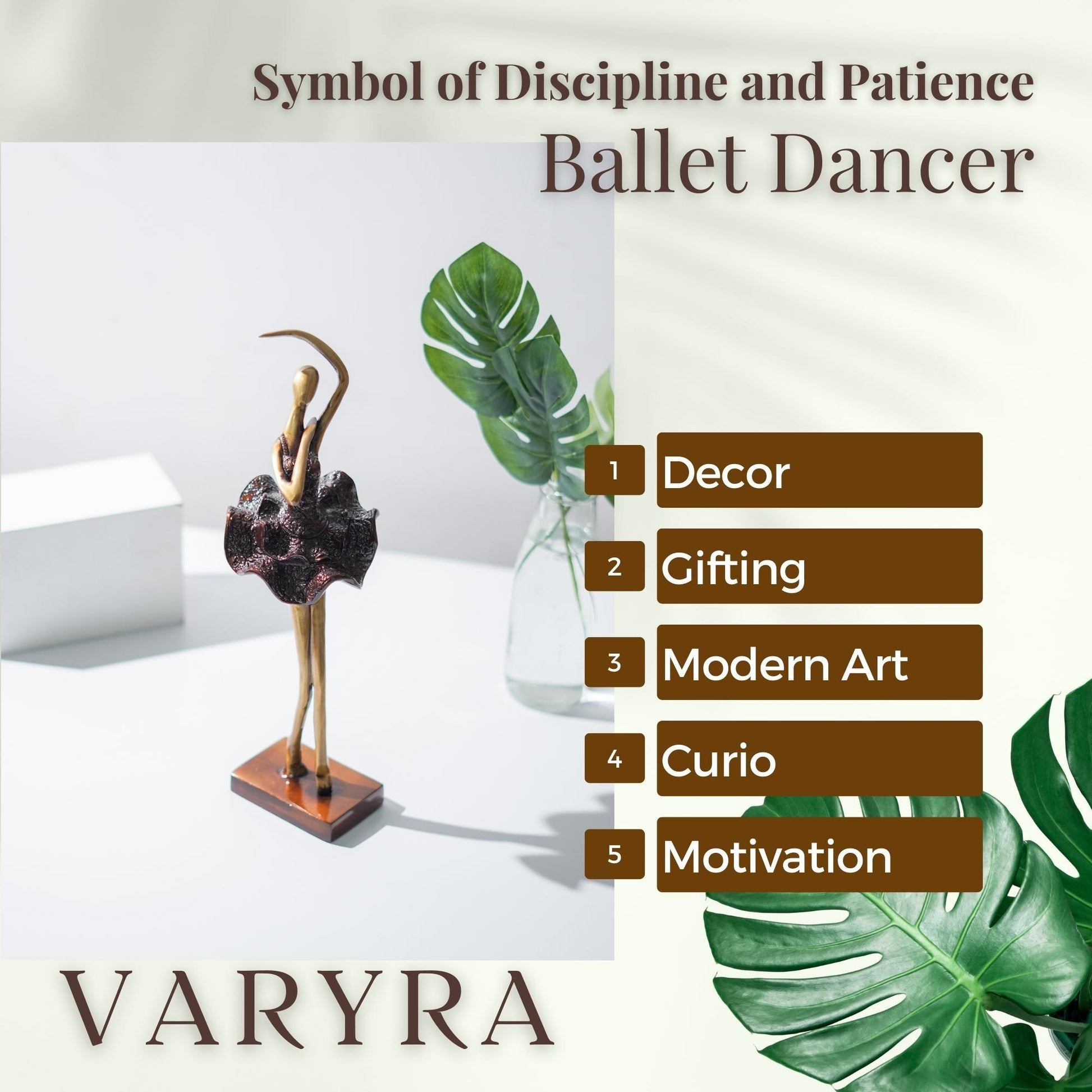 varyra ballet dancer curio figurine showpiece main features