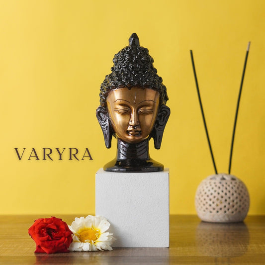 varyra buddha head statue for home decor