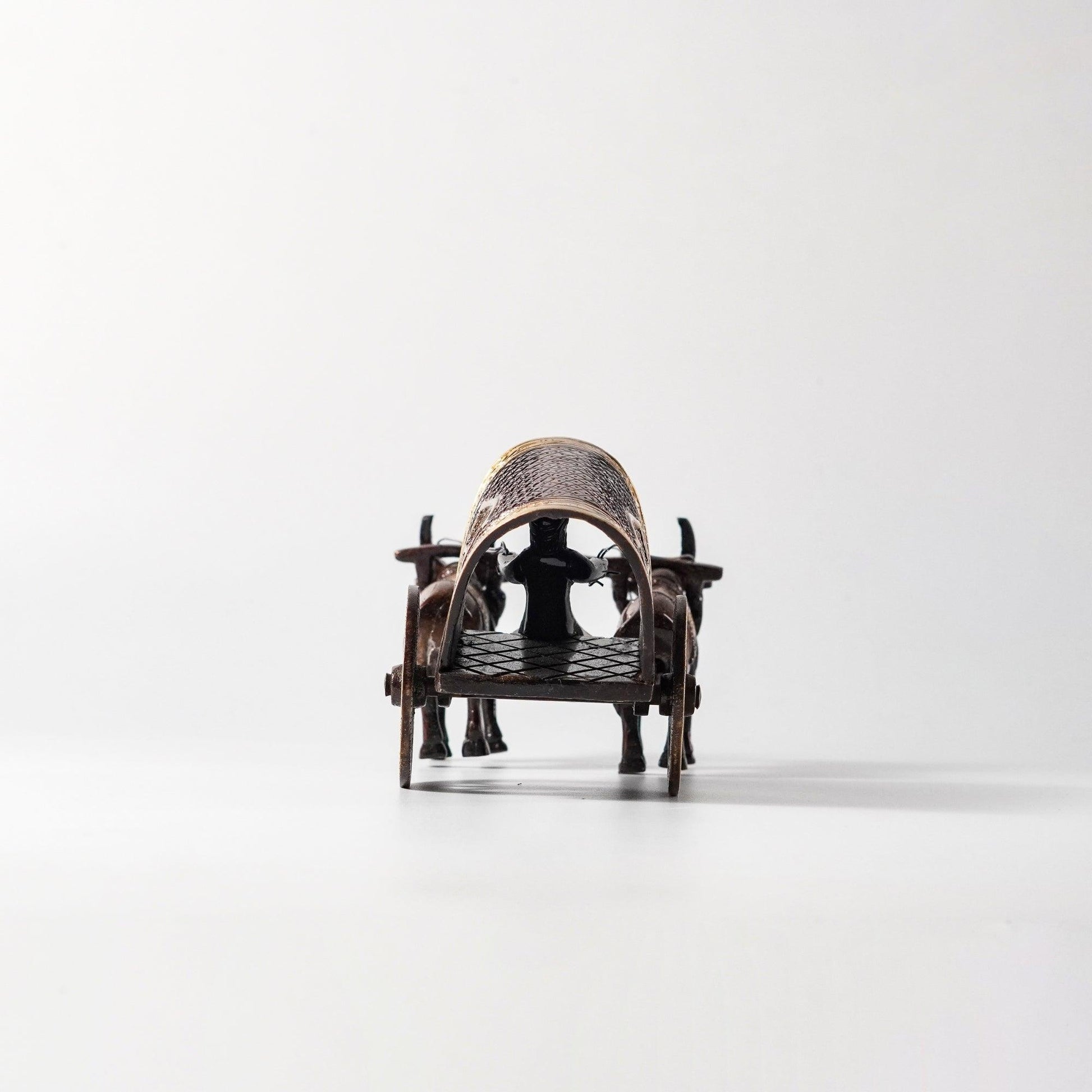 Bullock Cart Vintage Showpiece, Covered Carriage, M | VARYRA - VARYRA