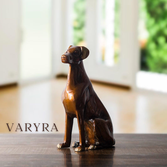 Loyal Dog Animal Figurine Showpiece, Minimalist | VARYRA - VARYRA