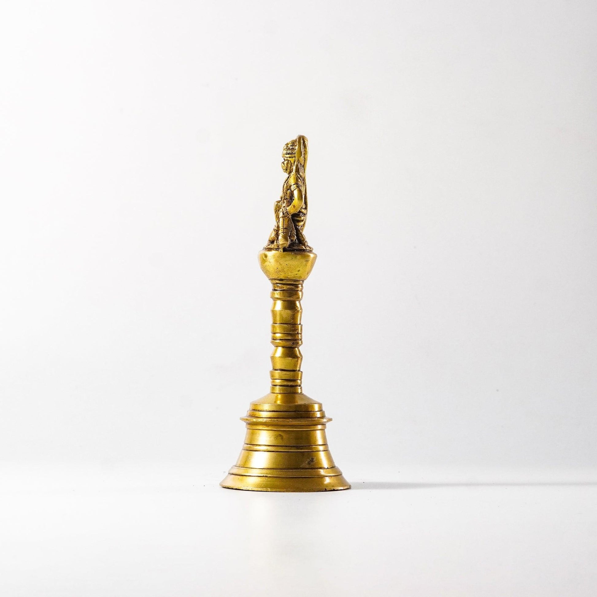 Hanuman Mukhi Puja Hand Bell, Brass Ghanti | VARYRA - VARYRA