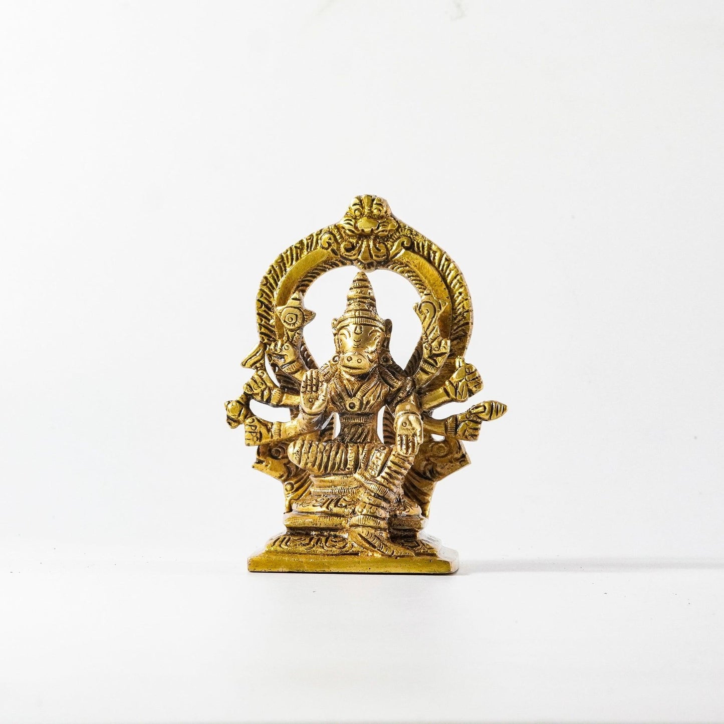 Varaha Vishnu Avatar Statue, Brass Metal God Idol | VARYRA - VARYRA